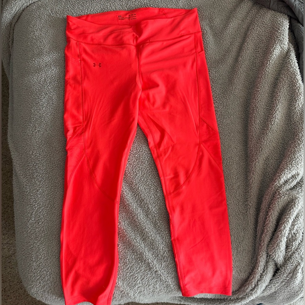 Pink under armour leggings